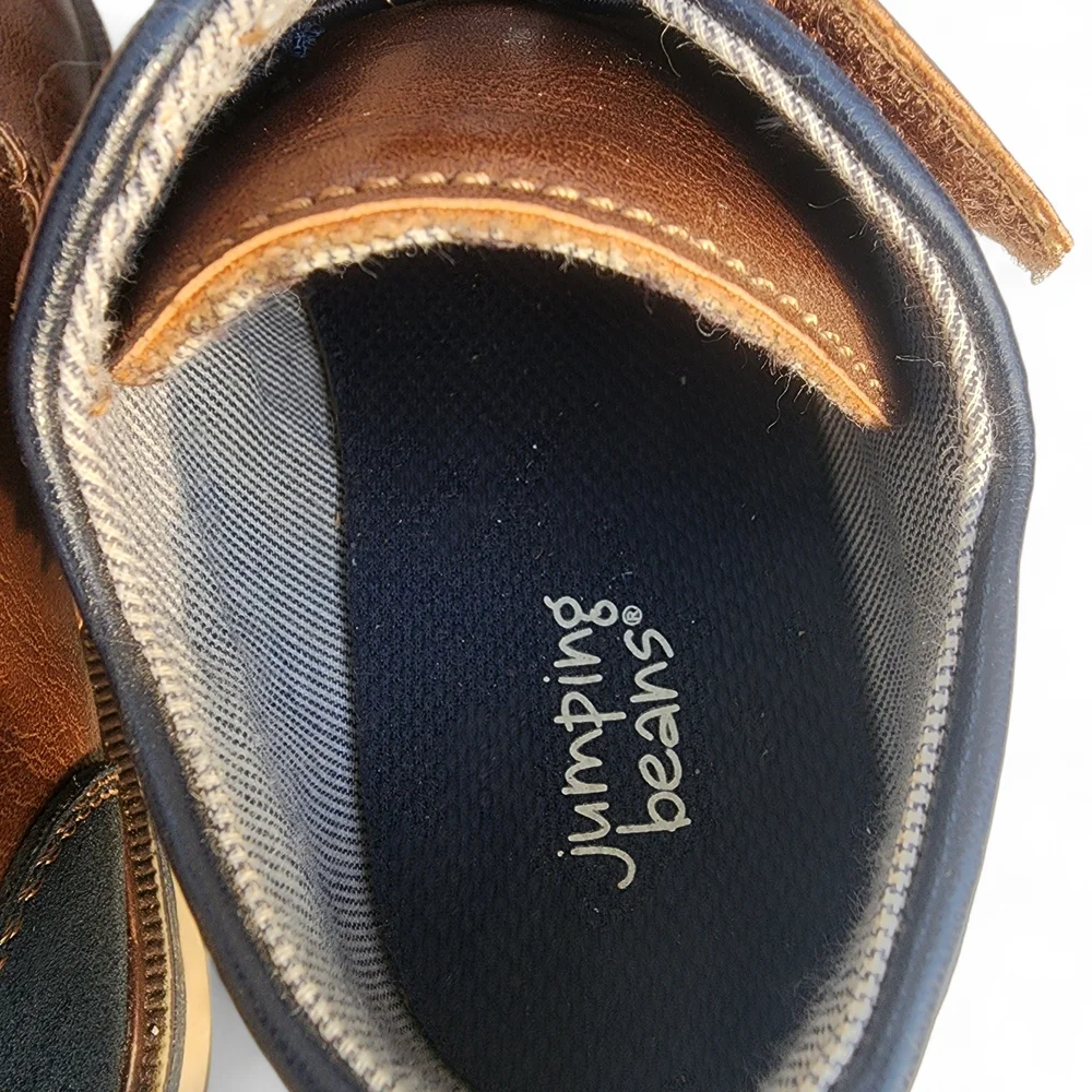 Jumping Beans Boys Brown Dress Shoes Loafers - Size 10